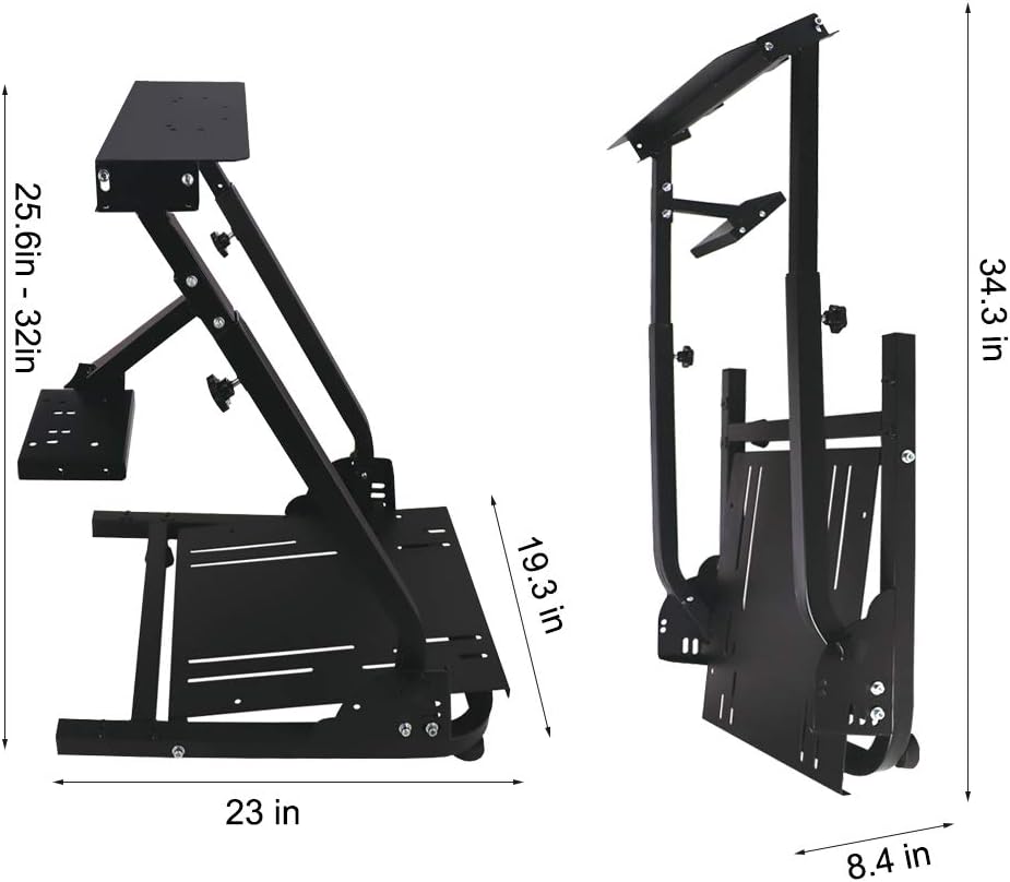 Racing Wheel Stand, Height Adjustable & Foldable Steering Wheal Stand Racing Wheel Stand, Height Adjustable & Foldable Steering Wheal Stand